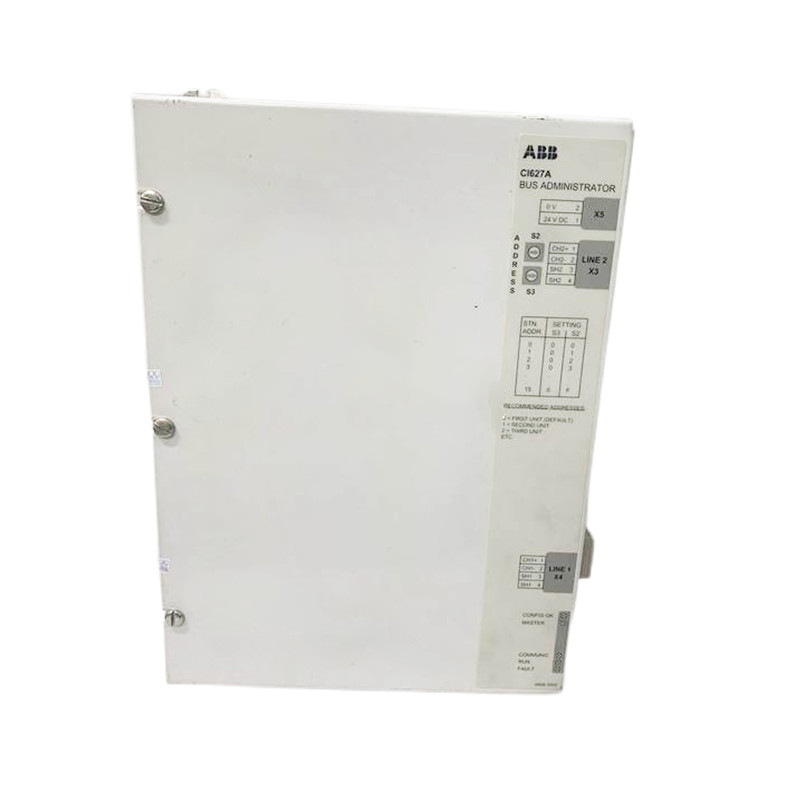 ABB CI627A 3BSE017457R1 AF100 Bus Administrator Communication Module | Advant OCS AC800M DCS0